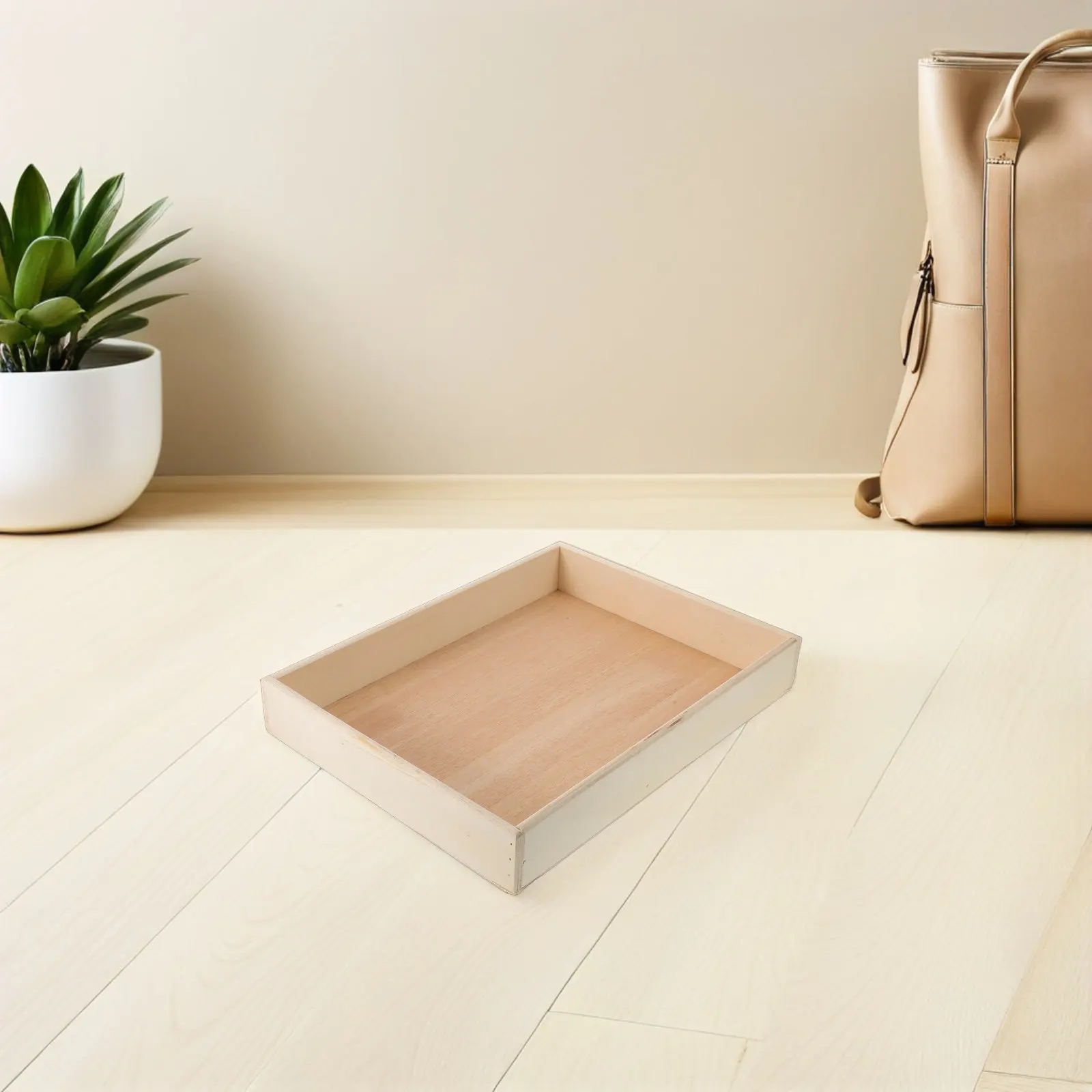 Desk Zen Garden Tray Natural Wood Mini Meditation Sand Tray Zen Decor Accessory for Home Office Relaxation Focus Organization