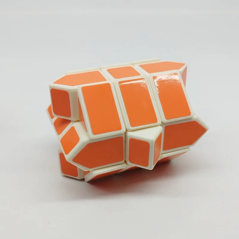 TiSe YiLeng Pomarańczowa Naklejka Magic Cube Fishe 3x3x3 TiSe Professional Fast Smooth Turning Cube Speed Puzzle Zabawki Dla Dzieci Prezent Zabawka