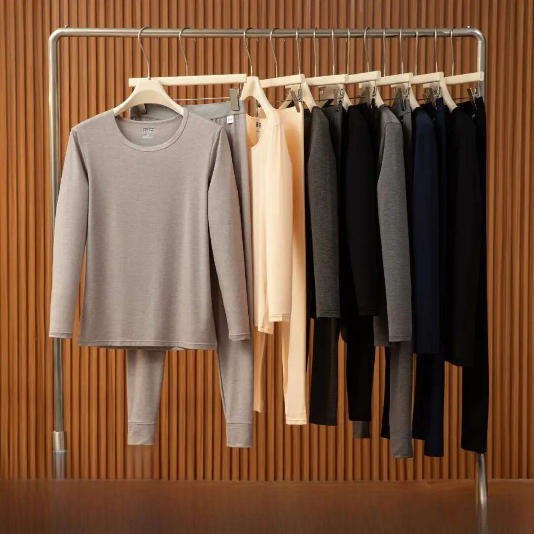 

Ультратонкий комплект термобелья с технологией самонагревания для мужчин и женщин: осенне-зимний базовый слой, парные комплекты