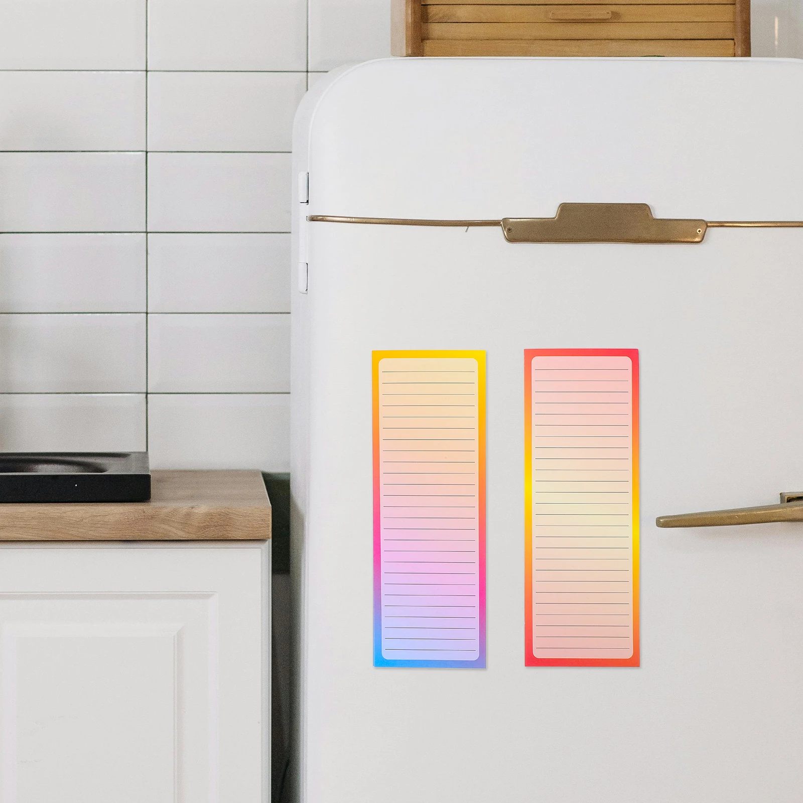 

Magnetic Shopping List Notepad For Fridge Grocery Memo Pad 150 Sheets Colorful Refrigerator Note Pads Pen Holder Easy Stick