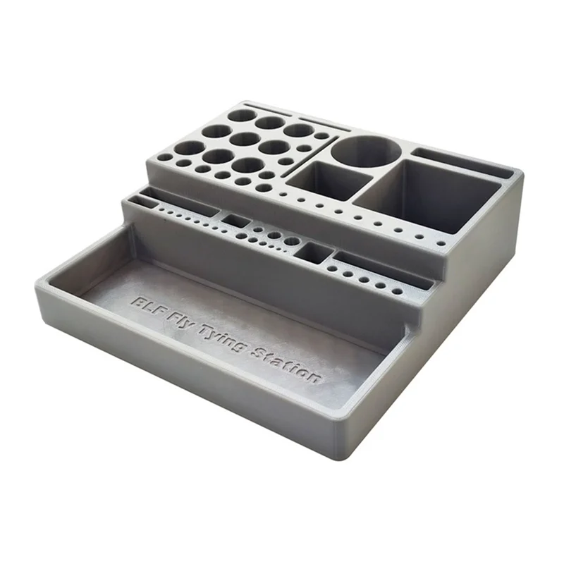 aef6-フライタイイングフィッシングキットオーガナイザーギフトコンパクト実用的なフライタイイングツール収納ラック初心者釣り人男性釣り人向け