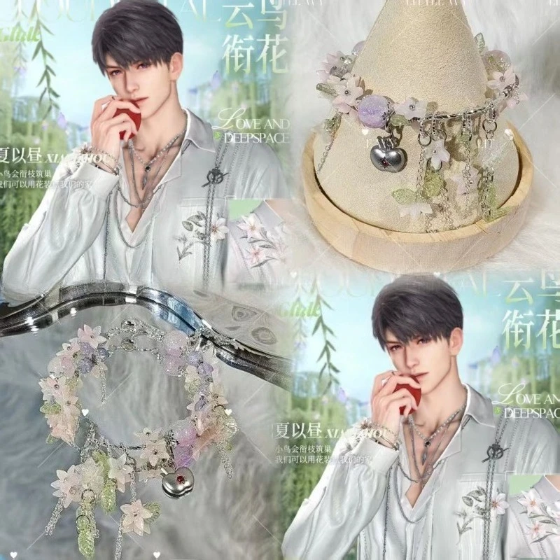 

Love and Deepspace Caleb Sylus Rafayel Zayne Xavier Cartoon Two-Dimensional Bracelet Creative Game Peripheral Character Bracelet