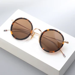 Vintage Round Polarized Sunglasses Men Classic Retro Circle UV400 Sun Glasses for Women Outdoor Shades Sunglass Brand Design