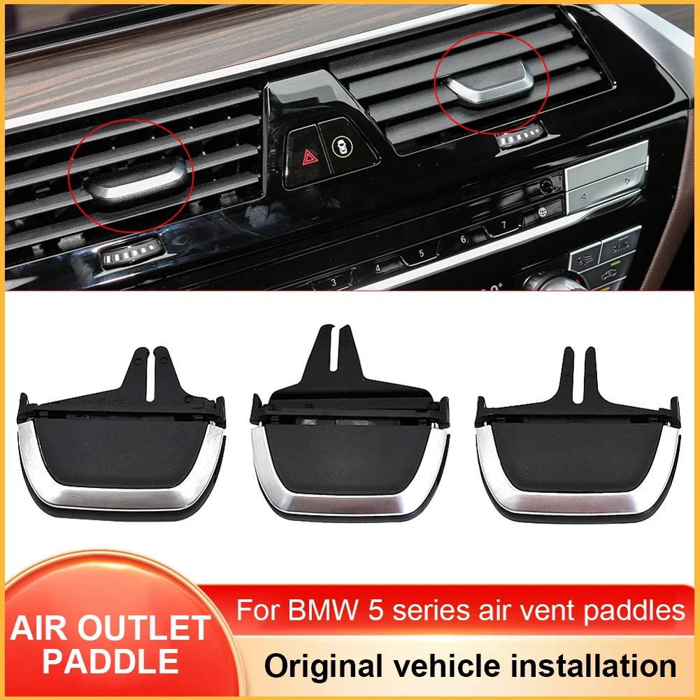 

Car Front Left Right Middle AC Vent Grille Air Conditioner Blade Slider Clip Repair Kit For BMW 5 Series G30 G38 18-23 642293295