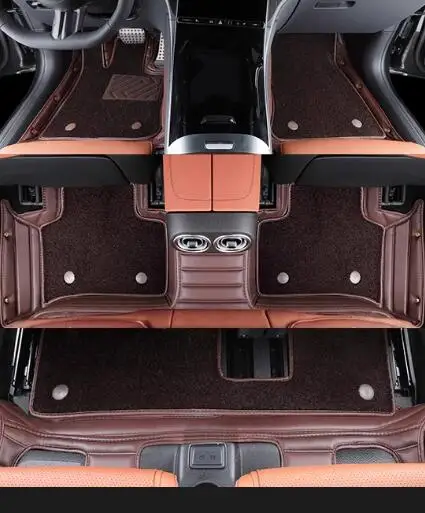 

Custom special car floor mats for Mercedes Benz EQB 250 7 seats 2026-2022 Good quality double layers carpets for EQB250 2025