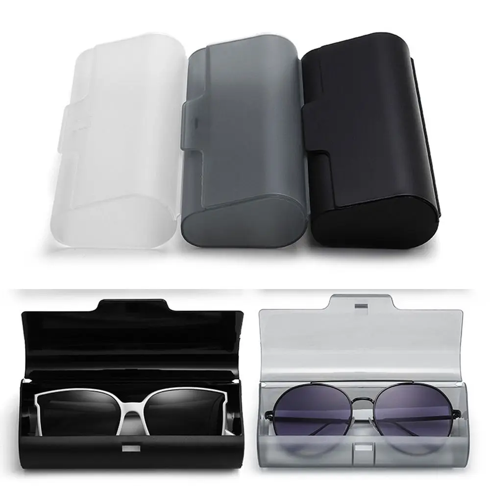 حافظة نظارات شمسية عصرية كبيرة الحجم بالإضافة إلى صندوق تخزين نظارات بسيط بلوري ملحقات النظارات المحمولة