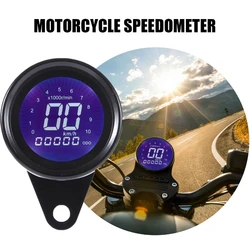 12V Universal Motorcycle Speedometer Odometer LED Digital Gauge Motorbike Panel Speedometer