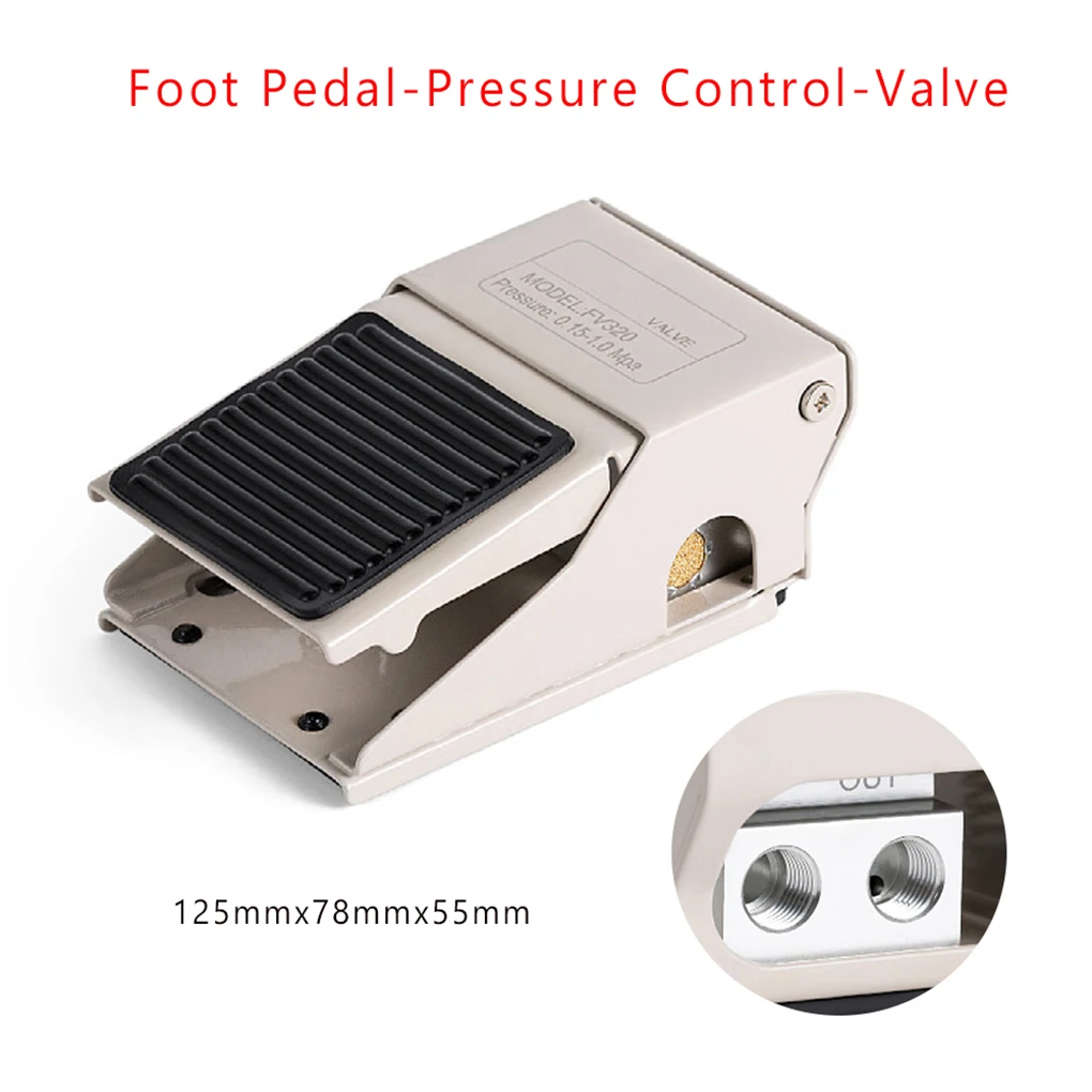 هوائي دواسة القدم صمام اسطوانة التحكم 4F210-08L التبديل FV320 1/4 \ PT اسطوانة تبادل الهواء صمام التحكم الاتجاهي أداة