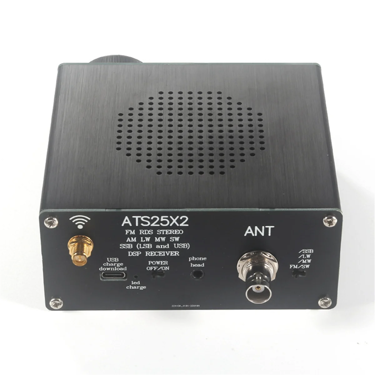 

B18B ATS25X2 Full Band FM/LW/MW/SW/SSB SDR Radio Receiver Aviation Band Receiver with 2.4inch Color Touch Screen