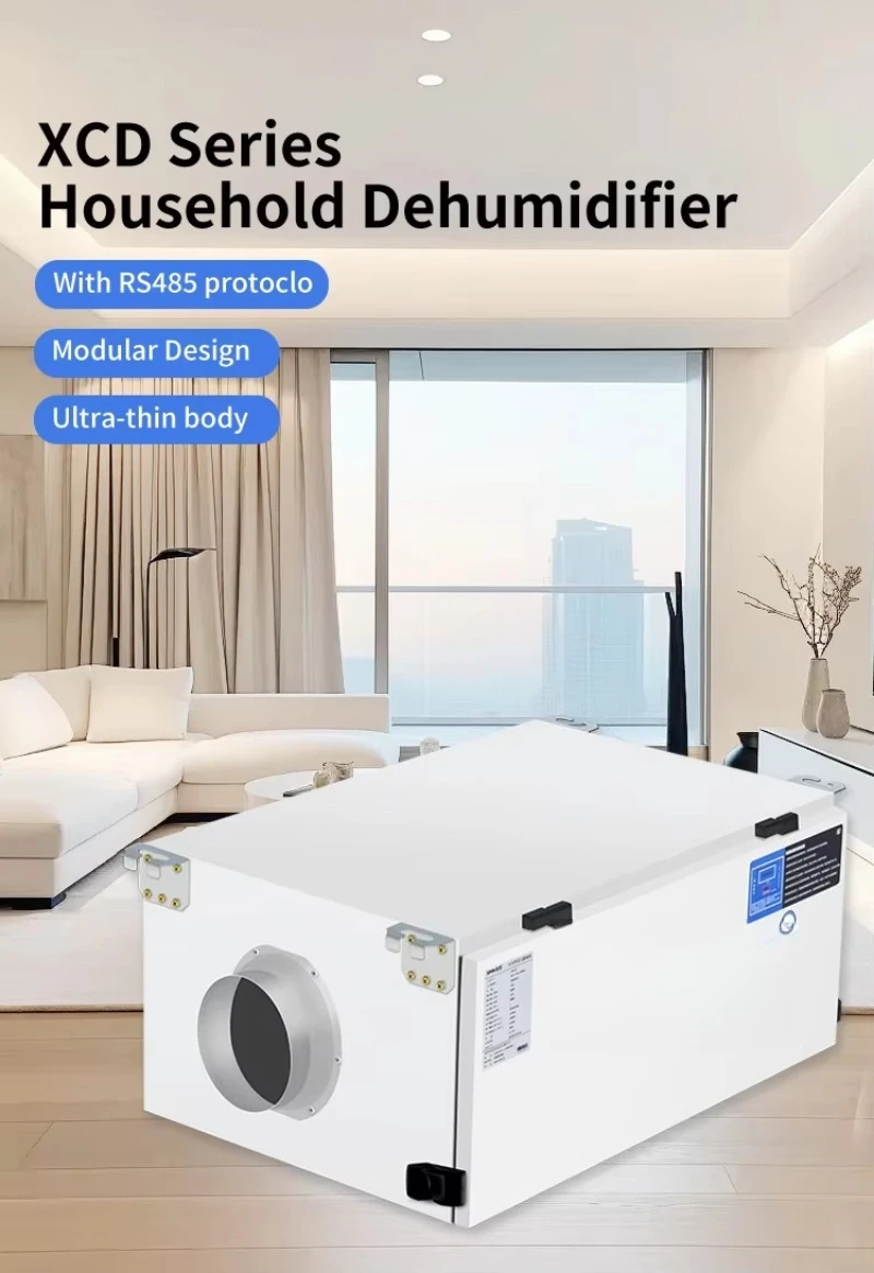 Space Saving Central Duct Dehumidifier Under 270mm for Compact Living Rooms