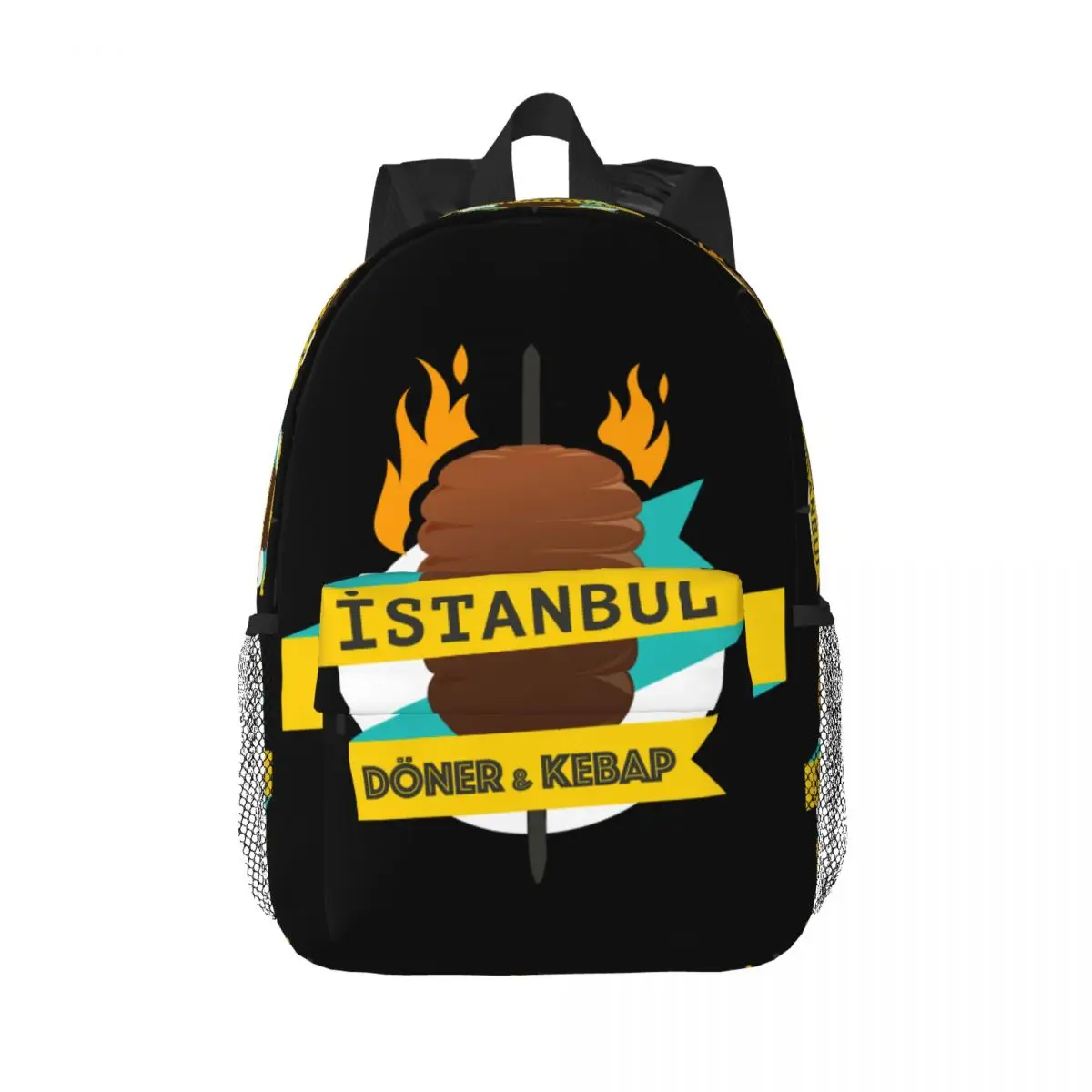 Döner Kebab Rucksack Middle High College School Schüler Bücher tasche