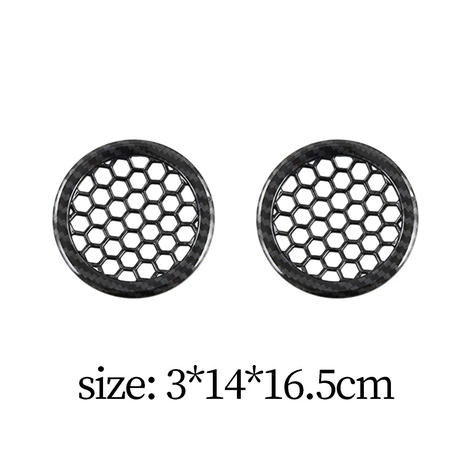 2 Pieces Car Interior Door Horn Ring Cover Trim Car Accessories Direct Replaces