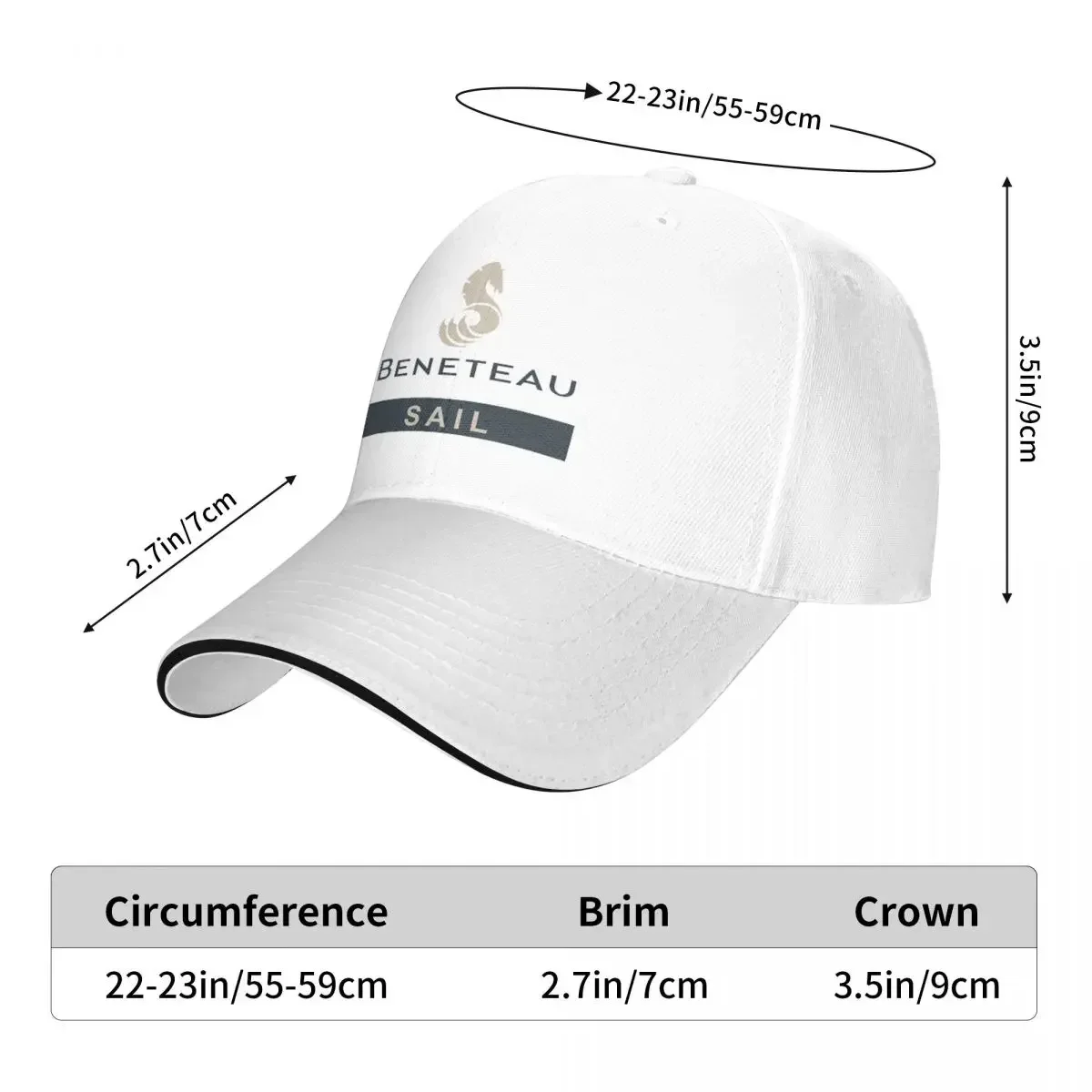 Beneteau Boats Baseball Caps Snapback Men Women Hats Outdoor Adjustable Casual Cap Hip Hop Baseball Hat Polychromatic