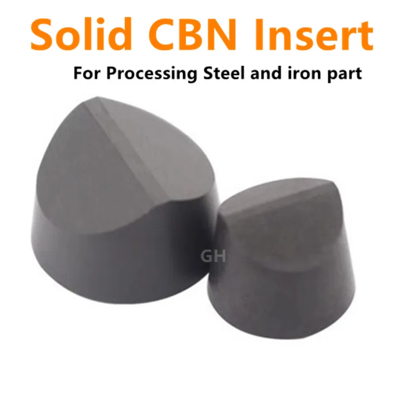 

PCBN cbn CNC turning insert for steel V Shape RCGV0907 Solid PCBN Internal Lathe Tools Metal Rolls Brake Disk Cutter