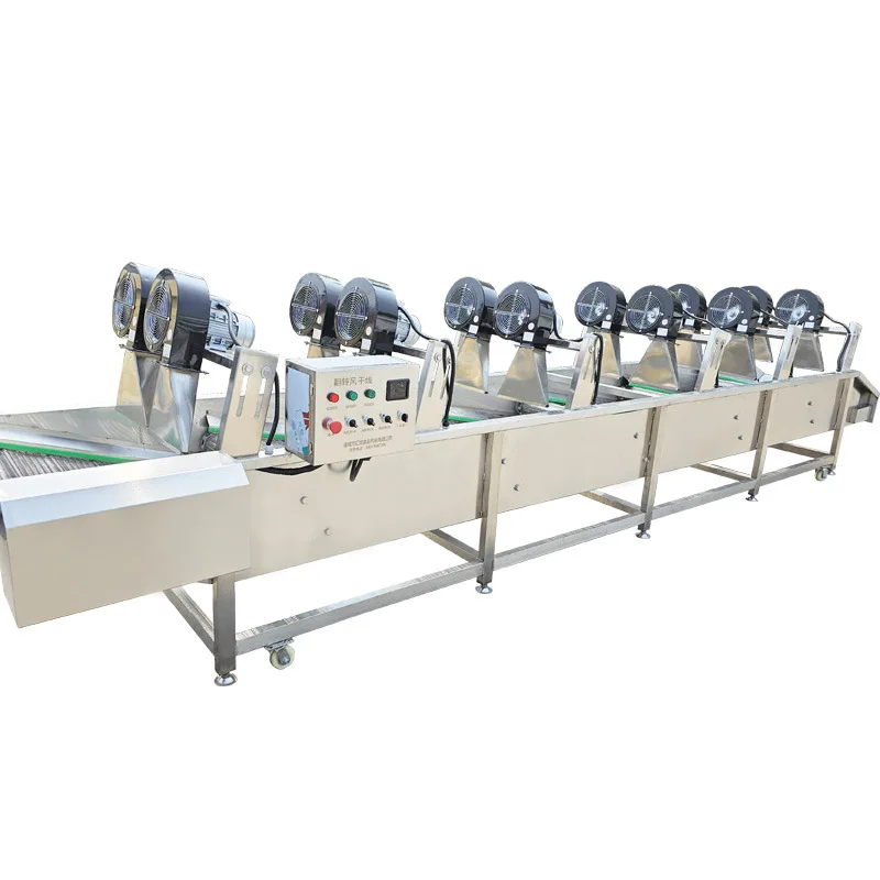 خط إنتاج تصريف الفواكه والخضروات التجارية، معدات تنظيف أكياس التغليف الناعمة للمشروبات وتجفيف الهواء، أوتوماتيكية f #5