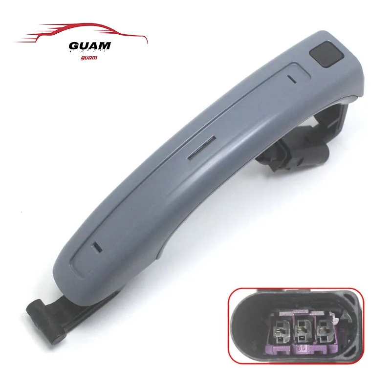 

4L0837207A- 2010 - 2015 Front Right Exterior Door Handle Unpaintedor for Audi Q7 2010-2015 TDI Base Sport Utility 4-Door Luxury