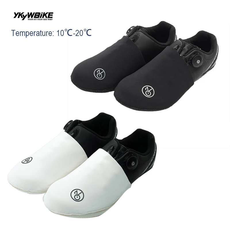 YKYKBIKE Winter Warmer Bicycle Toe Covers Bike Shoes Covers  Rainproof Windproof Cycling Overshoes  Road Booties