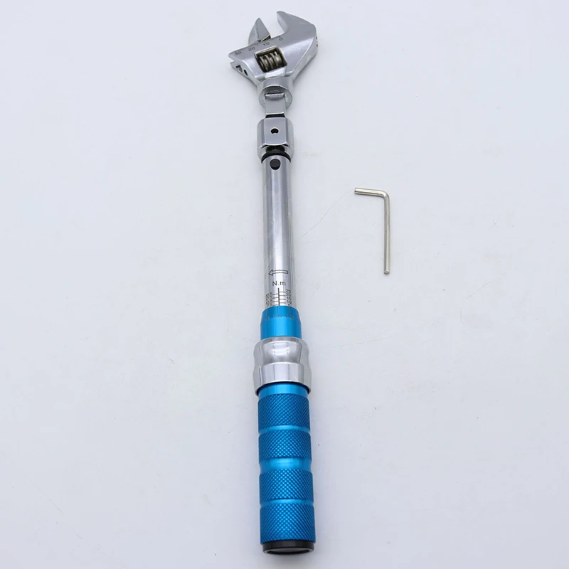 High-Precision 0-30mm Torque Wrench with Square Hole for Bicycle Spark Plug Adjustable Torque Preset Tool for Tool Enthusiasts