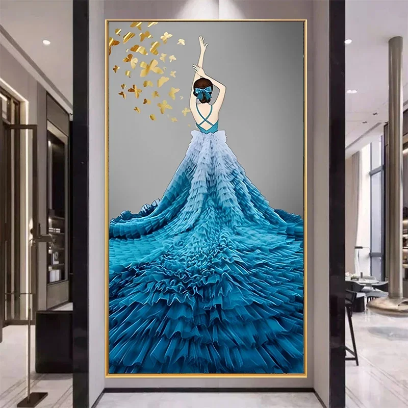 

5D Diamond Painting Beautiful Back Diamond Art Embroidery Gifts Restaurant Office Home Decor DIY Diamond Cross Stitch Kits