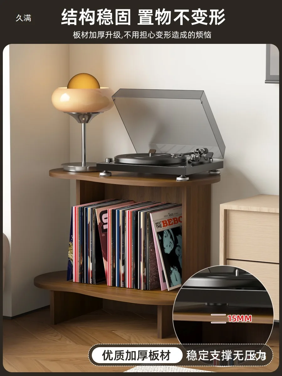 Record Floor-to-ceiling large size vinyl record Sofa side cabinet Multifunctional record holder