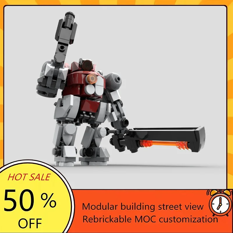 

Набор для сборки модульного боевого робота MOC из 213 деталей по мотивам популярного фильма «Звездные войны», технологичный конструктор, подарок на праздник, детский игровой набор