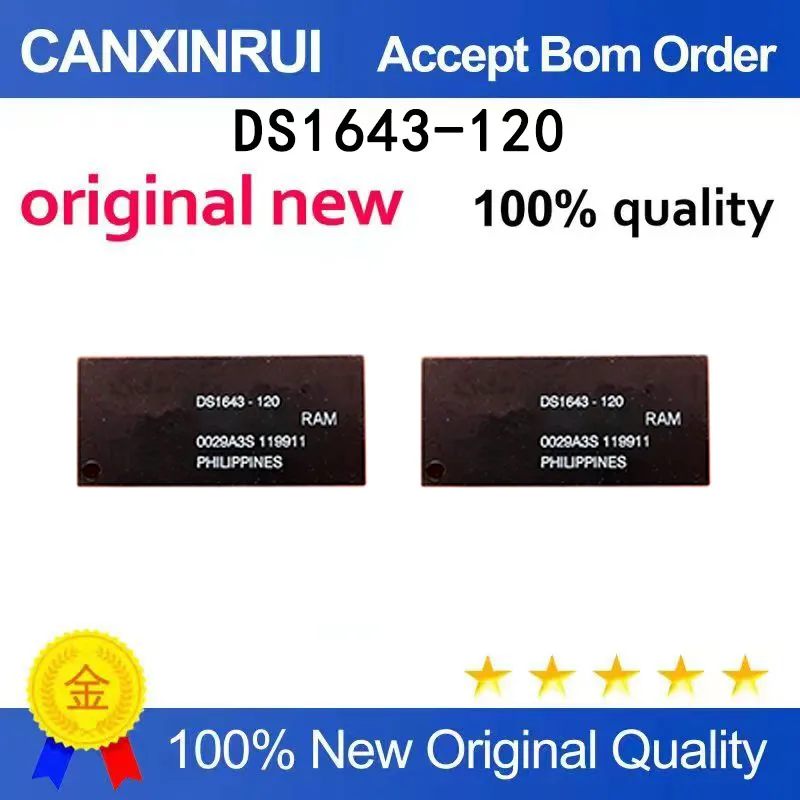 (5pcs-100pcs）Brand new original DS1643-120 DS1643 DIP28 spot chip IC