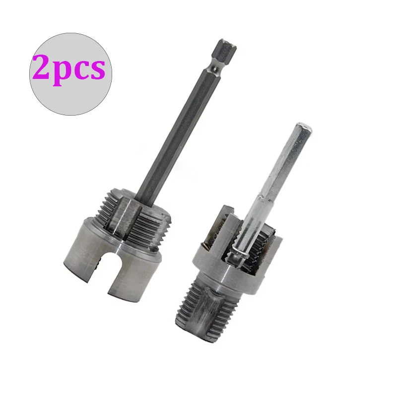 

"1/2" & 3/4" Electric Threading Die Kit, Hard Aluminum Alloy Internal/External Pipe Threader for DIY Plumbing〔2025E〕
