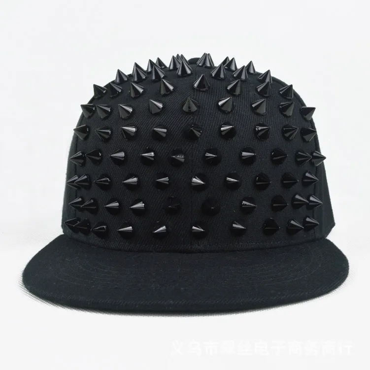 Nieten-Flachmütze für Männer und Frauen, Punkrock, Hip-Hop-Bolzen-Baseballmützen, männlich, weiblich, Jugend, Teenager, Jungen, Mädchen – Detail 27