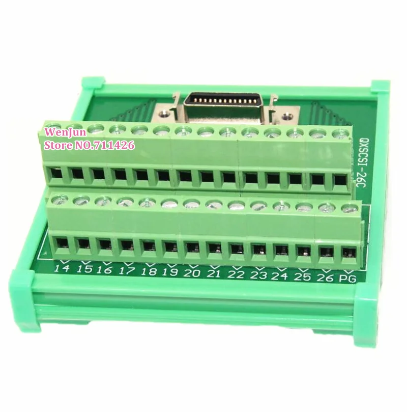 High Quality SCSI26pin terminal board Servo CNI Interface Adapter board SCSI 26pin Module Splitter