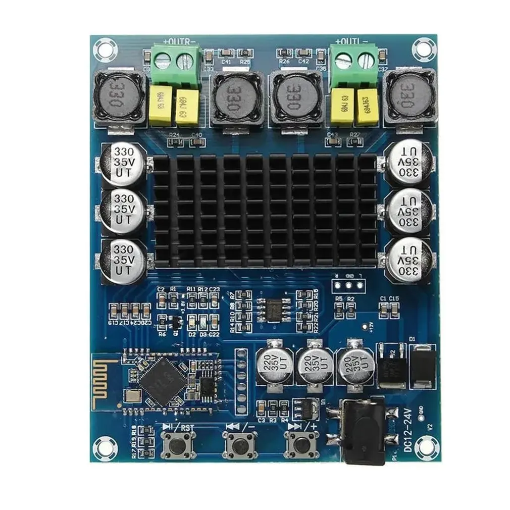 XH-M548 Fever Audio Amplifier Board 5.0 Dual-channel 2*120W TPA3116D2 Digital Power Amplifier Durable Board Dropshipping Hot