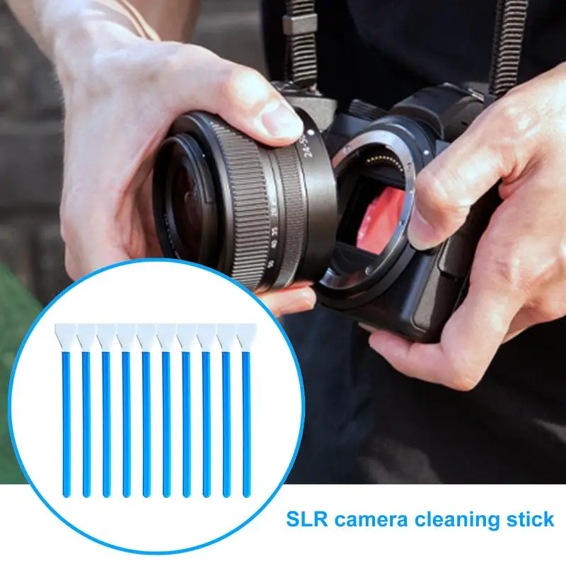 10pcs Soft Convenient Full Frame Cleaning Swab Kit DSLR Camera Sensor Household Photo Studio Professional Fiber Cloth