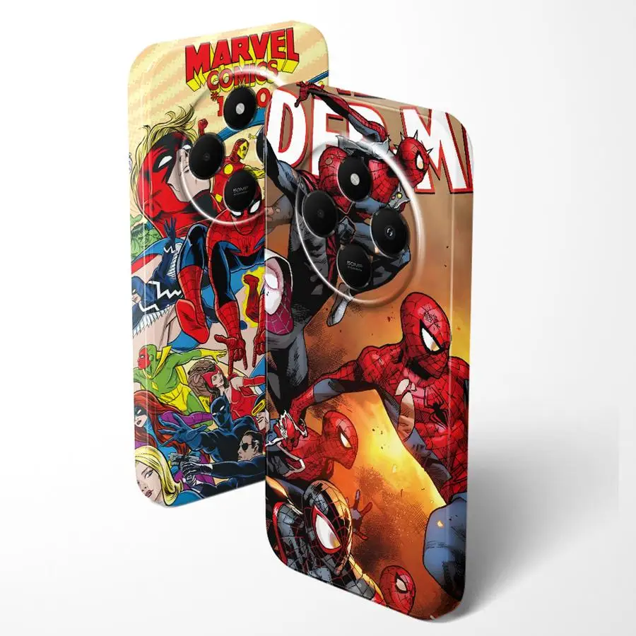 Marvel Spider Man Poster funda dura para teléfono para Xiaomi Redmi 10 9 9T 9A A3 12 13C 14C 13 10C A1 A2 12C
