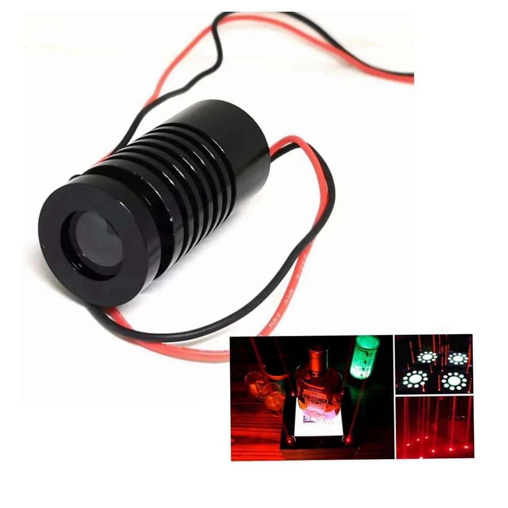 

638nm 100mW Orange Red Laser Diode Module Fat Coarse Beam For Bar KTV Decoration Lights Room Escape DJ Projector