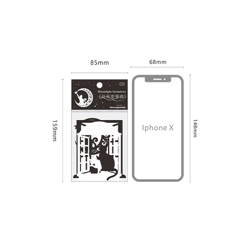 Рисунок 6 - Люминесцентная основа для скрапбукинга в виде голубей