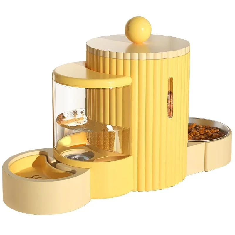 

Pet food automatic household feeder, cat water dispenser, dog bowl feeder, cat bowl food bowl