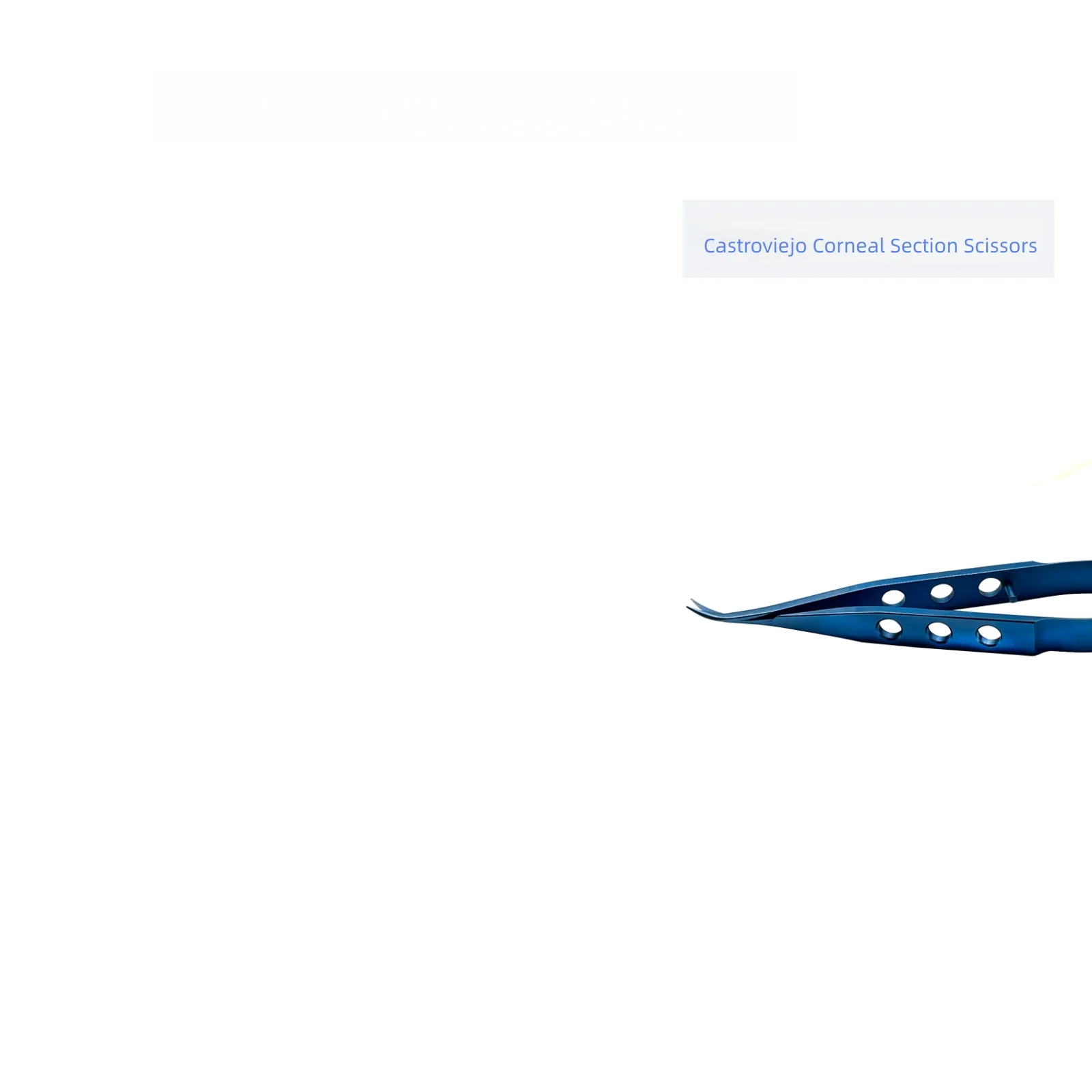 Castroviejo Corneal Section Scissors Ophthalmic Surgical Instruments Multifunctional Titanium Alloy Forceps