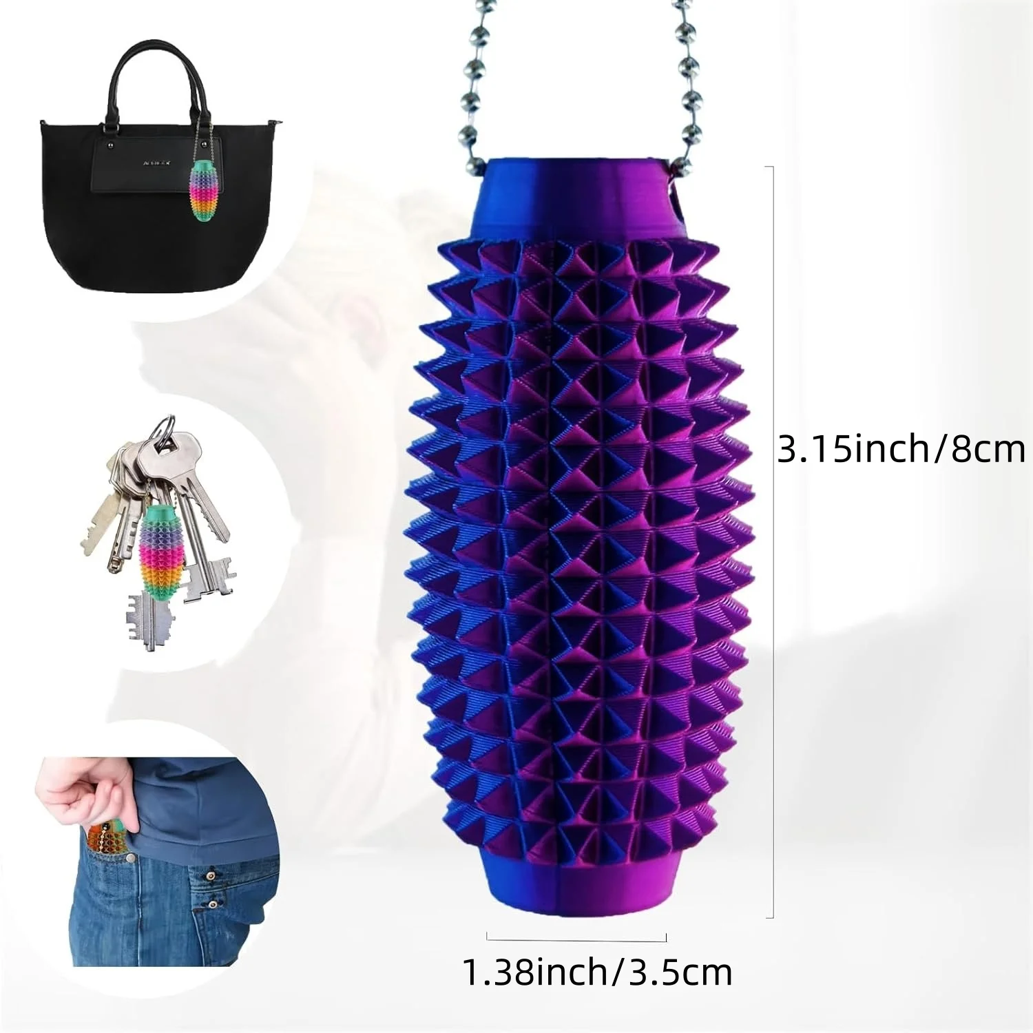 Handheld Pain Stim Fidget Roller Toys Anxiety Relief Adults & Teens Promotes Focus Novelty Stress Relief Birthday Gifts