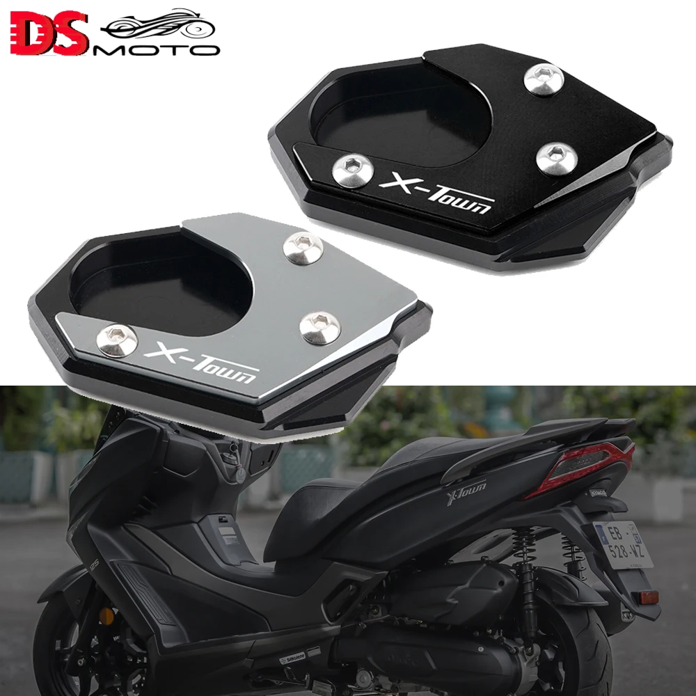 สำหรับ KYMCO XTown X-Town 125 300 125i 300i CT City รถจักรยานยนต์ใหม่แผ่นรองจาน Kickstand Enlarge pad อุปกรณ์ CNC