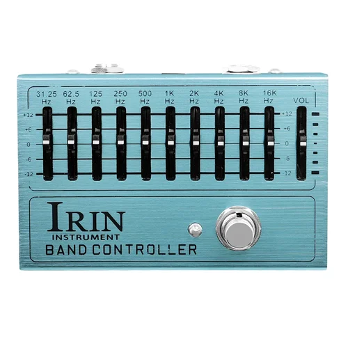 Imagen 2 del producto IRIN AN-40 EQ de 10 bandas efecto de guitarra eléctrica controlador de Pedal ecualizador True Bypass perillas ajustables piezas de accesorios de guitarra