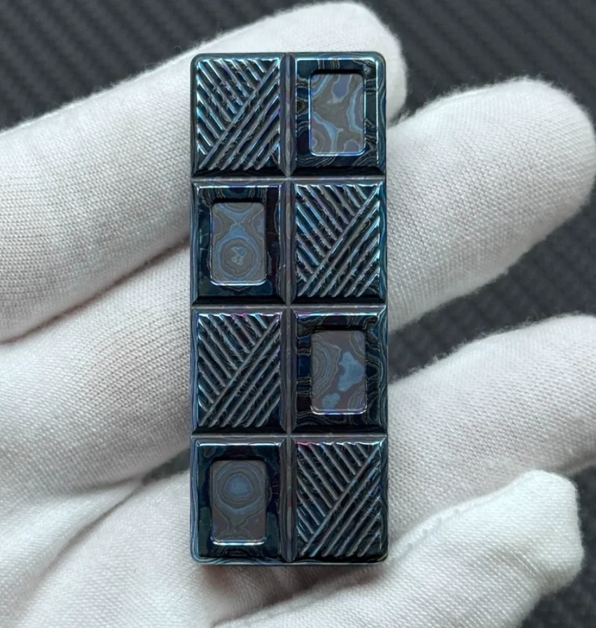 Used EDC 01 Weihua 2.0 Chocolate Zircuti fidget slider decompression toy