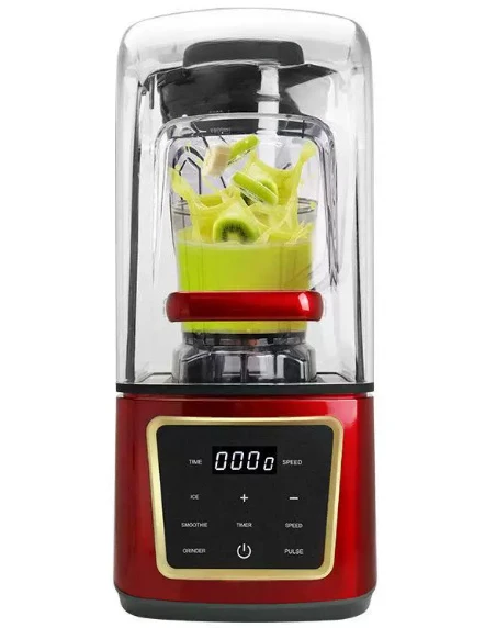 Soundproof Blender Heavy Duty Blender Super Silent Comercial Multifunctional Quiet Blender with Sound Reducing