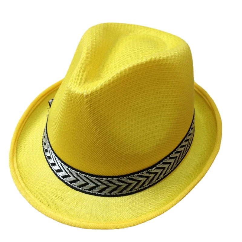 Summer\'s quick dry Jazz hat Panamanian hat Fedoras Outdoor sun hat performance Chapeau hat cover for the men and women Unisex