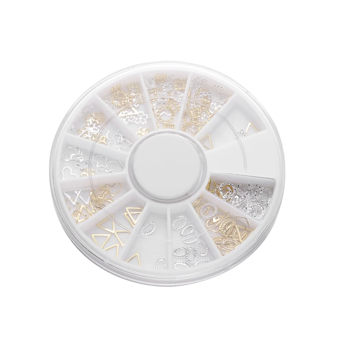 

1pc Nail Art Decor Metal Different Sizes Shapes For Diy Design Elegant Studs Home Phone Case Invitation Body Decoration