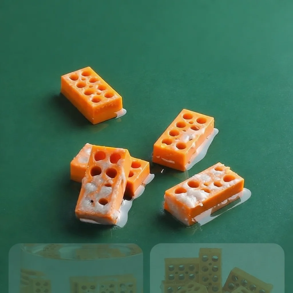 Miniature Plastic Bricks Set DIY Construction Model Materials Kids Handmade Masonry Tool Kits Simulated House Wall Blocks