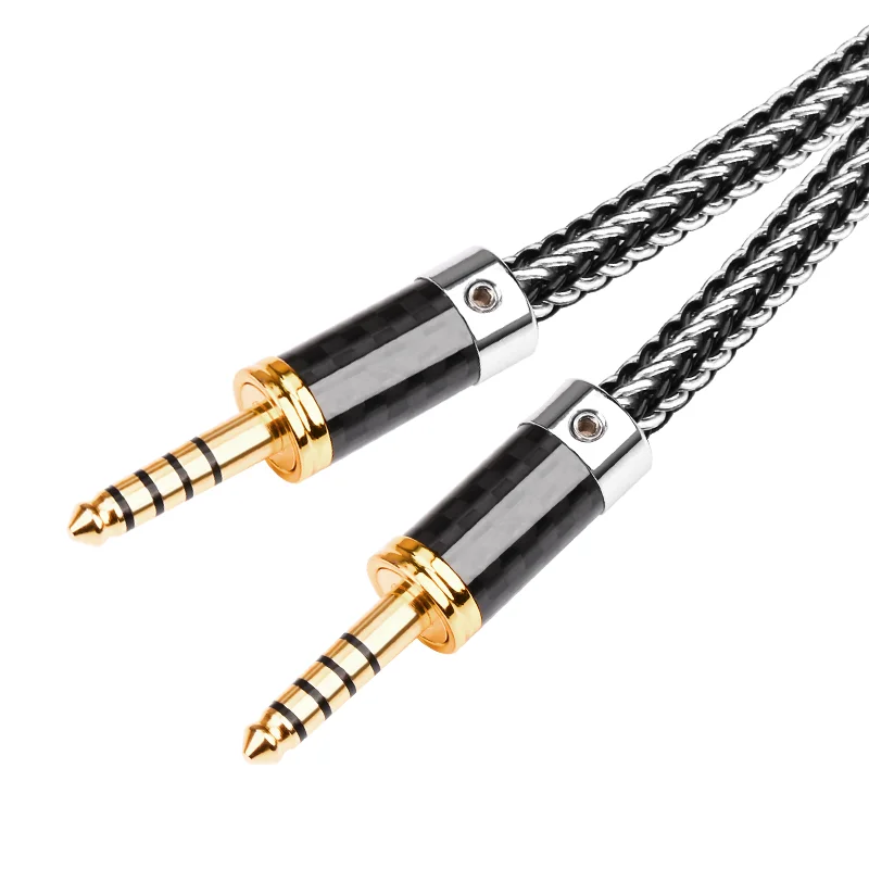 ATAUDIO HIFI 4.4mm to 4.4mm audio cable HiFi OCC silver plated 4.4mm  male to male HiFi amp cable