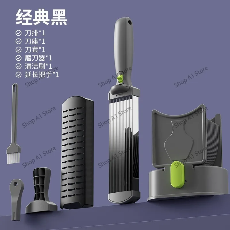 Fresh meat slicing machine cuts shredded meat, diced meat, fresh beef is easy to clean, kitchen household lazy manual god