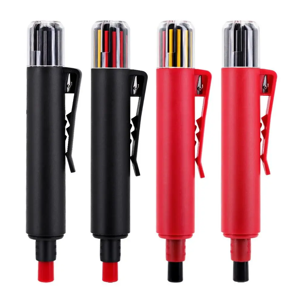 

Professional 2.8mm Lead Woodworking Pencil Built-in Sharpener Deep Hole Mechanical Pencil Construction Pencils Carpenter Work