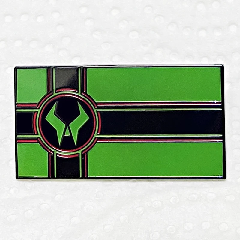 Flag of Latveria enamel pin classic comic badge Jewelry backpack Accessories Collectibles Gifts