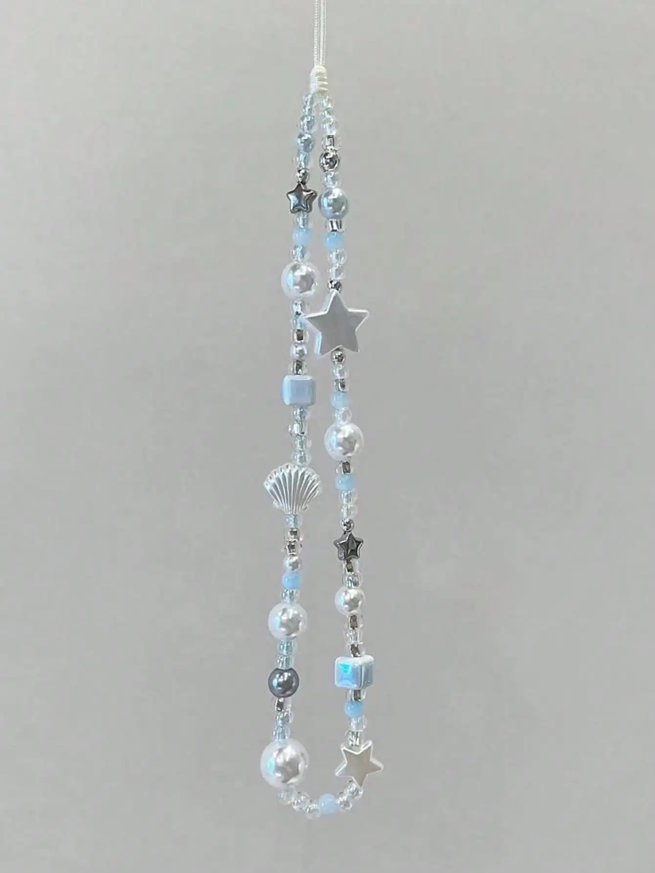 Summer Ocean Style Shell Star Beaded Phone Lanyard Gift