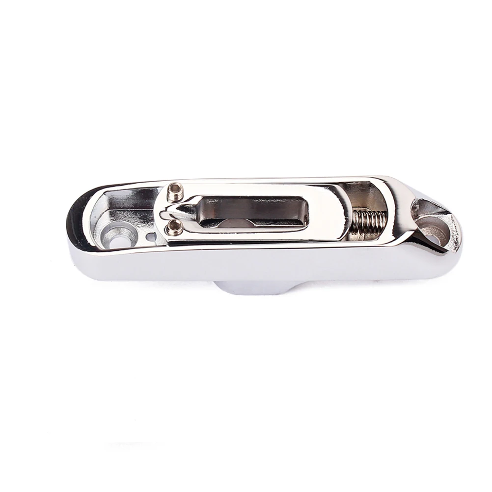 

4 pcs Bass Bridge Guitar Parts Well-polished Saddle Single String Replacements Corrosion-resistant Zinc Alloy Lightweight Long